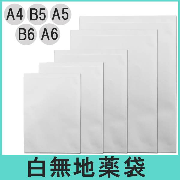 白無地薬袋
